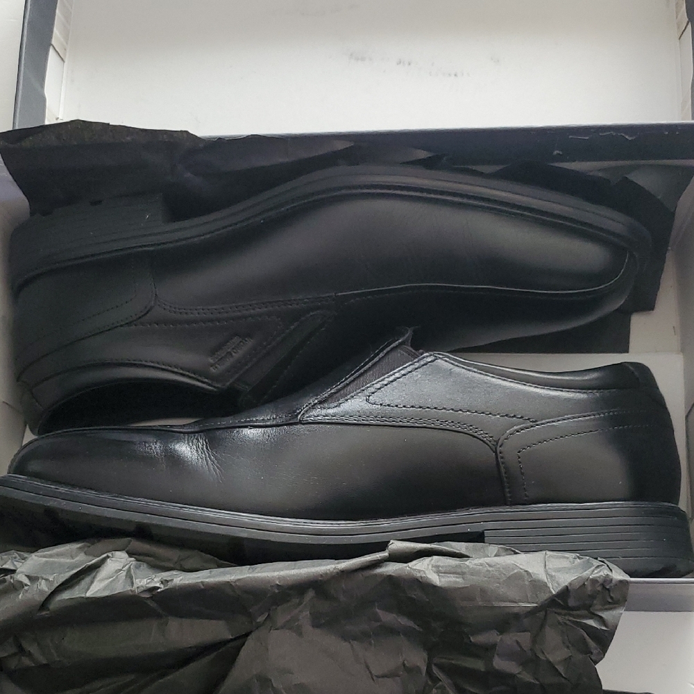 Rockport Men's Classic Black Slip-On Loafers